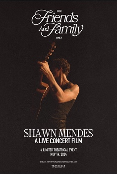 Poster for Shawn Mendes: For Friends & Family Only (A Live Concert Film)